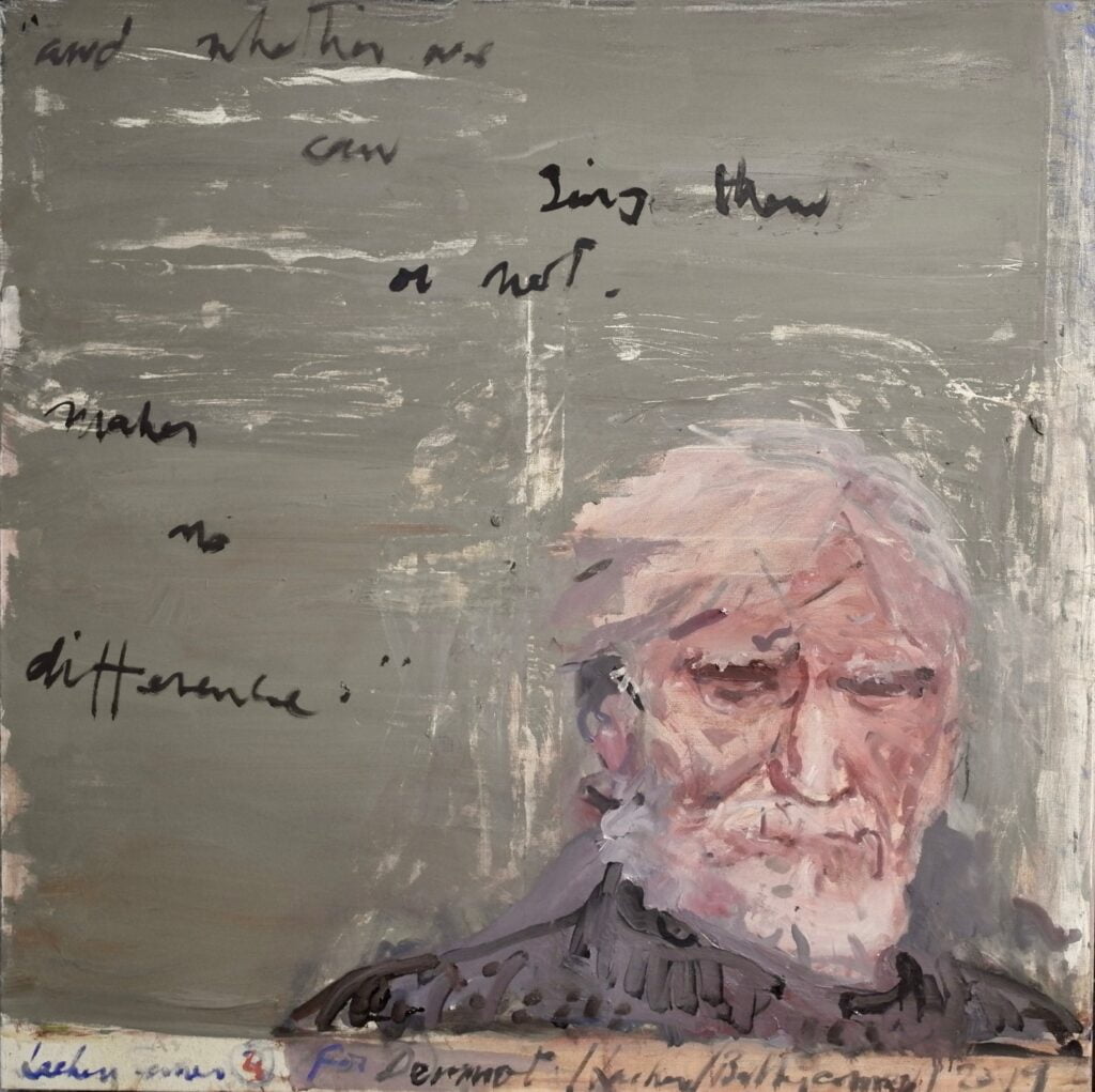 DH, 2019, oil on canvas, 100 x 100 cm